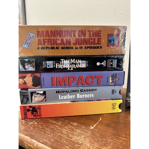 Vintage Western/Cowboy Films Vhs Bundle x22 Good Used Condition Cowboy Ranchers - Picture 5 of 5